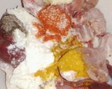A picture of step 1 of Patiyala Chicken.