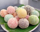 Foto langkah ke 5 dari resep Onde onde pelangi.
