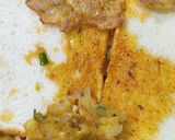 A picture of step 6 of Bread Omelette 😋🍽️.