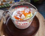 A picture of step 2 of Savory Overnight Oats.