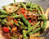 Foto langkah ke 5 dari resep Tumis Buncis Daging Cincang #masakanindo 🇲🇨.