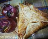 Cheese Fatayer with strawberries mocktail recipe step 9 photo