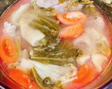 Hình bước làm 2 của món Canh Thịt Bò Nấu Cải Chua