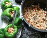 Foto del paso 5 de la receta: Pimientos rellenos asados para dieta