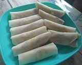 A picture of step 6 of Vegetables Spring Rolls.