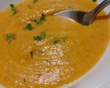 Foto del paso 9 de la receta: Crema de garbanzos, zanahoria, semillas de calabaza y Agua de mar