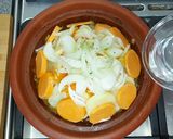 Une image de l'étape 4 de Tajine au veau à compagnie des légumes.