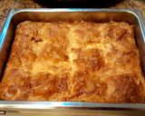 A picture of step 6 of Polítiki Kaseropita (Cheese Pie from Constantinople).