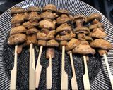 A picture of step 3 of Mushroom Satay.