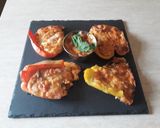 A picture of step 5 of My Style Pugliese Stuffed Peppers.