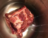 A picture of step 1 of Nibuta (Stewed Pork) Shoyu Ramen.