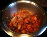 Foto del paso 2 de la receta: Tacos de ternera en salsa con croquetas translúcidas de harina