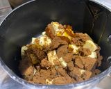 A picture of step 2 of Brunkager - Danish gingerbread and almond bikkies.