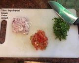 A picture of step 1 of Crunchy Bread patties.