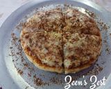 A picture of step 5 of Za'atar loaded Cheese Pizza.