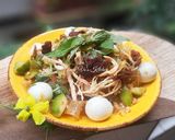 Hình bước làm 2 của món Bánh tráng trộn cóc non