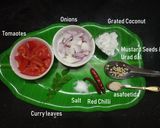 A picture of step 1 of Coconut Tomato Chutney: The Ideal Nutrient-Rich Side Dish for Idly & Dosa.