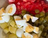 Hình bước làm 3 của món Salad Piémontaise
