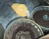 Foto langkah ke 5 dari resep Bolu Ketan Item Keju Lumer.