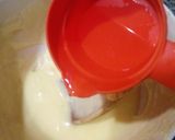 A picture of step 3 of Red velvet cookies.