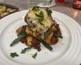 A picture of step 14 of Mozzarella Meatloaf.