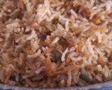 عکس مرحله 3 از دستور لوبیا پلو با مرغ وعطر هل و دارچین😋😋😋