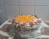 Foto del paso 11 de la receta: Postre de duraznos con merenguitos y extra de coco rallado🥥🥥🍑