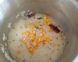 A picture of step 2 of Corn rice.