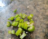 A picture of step 2 of Mutton keema.