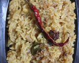 A picture of step 4 of Leftover kaddu ki sabzi moong dal khichdi.