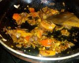 A picture of step 6 of Kala chana pulao with makhmali paneer.