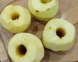 Foto del paso 1 de la receta: Caprichitos de manzana y chocolate 🍅🍫🍴