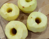 Foto del paso 1 de la receta: Caprichitos de manzana y chocolate 🍅🍫🍴