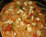 Foto langkah ke 3 dari resep Pizza teflon.