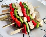 Foto del paso 3 de la receta Brochetas de tofu y pimiento