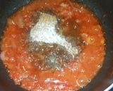 A picture of step 1 of Couscous Jollof.