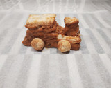 Foto del paso 6 de la receta: Trencito de hojaldre con dulce de leche 🚂