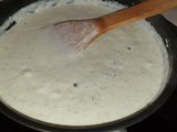 Pasta con queso azul