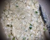 Foto del paso 16 de la receta: Coliflor: cous cous falso con manzana y zanahorias, base de pizza & tortitas con queso fresco