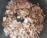A picture of step 3 of Shegvani (Drumstick bhaji).