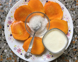 A picture of step 1 of Mango Milk Shake.