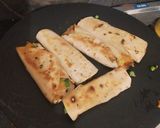 A picture of step 4 of Roti wrap.