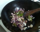 A picture of step 2 of Palak Dal.