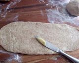 Foto langkah ke 6 dari resep Almonds Flaky Heart Shaped Bread #pr_tirotiii.