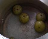 A picture of step 1 of Amla Jaggery Chutney.