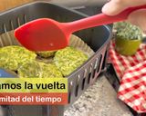 Foto del paso 9 de la receta: Hamburguesas de brócoli integrales en freidora de aire