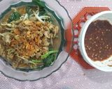 Foto langkah ke 7 dari resep Mie kangkung non halal.