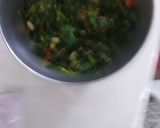 A picture of step 2 of Instant Lasuni Methi.