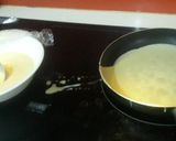 Hình bước làm 1 của món Bánh Crepe xoài