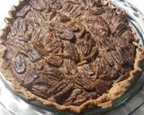 A picture of step 7 of Kentucky bourbon pecan pie.